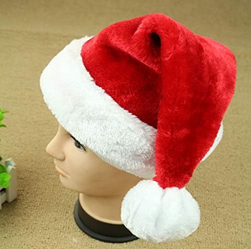 קינטשון ילדי חג המולד סנטה כובע, ילדים יוקרה קצר קטיפה חג המולד סנטה קלאוס חג המולד כובע כובע