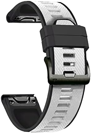 Wtukmo 26 22 ממ סיליקון מהיר מהיר רצועת שעון רצועת שעון עבור Garmin Fenix ​​6x 6S Pro 5x 5 Plus 3HR