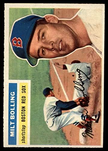 1956 Topps 315 Milt Bolling Boston Red Sox Ex Red Sox