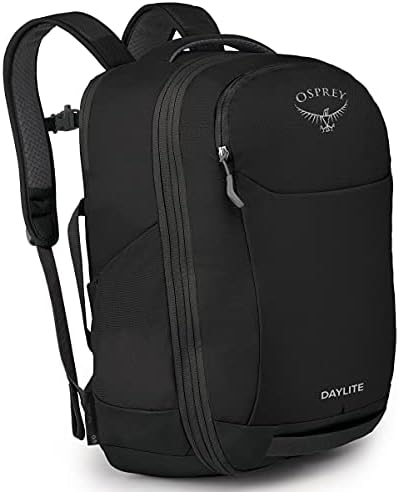Osprey DayLite ניתן להרחבה 26+6 תרמיל נסיעות, שחור, O/S