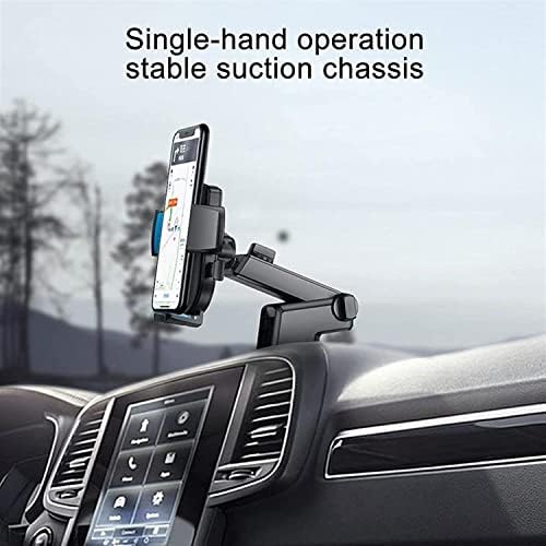 טלפון רכב מחזיק טלפון לרכב סוגר טלפון נייד לרכב אוניברסלי של 360 מעלות מחזיק סיבוב ABS ABS