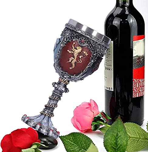 גביע אריה מנירוסטה, 11.1 עוז שרף גביע יין 3 ד גביע גביע גביע יין מימי הביניים כוס שתייה חידוש אידיאלי