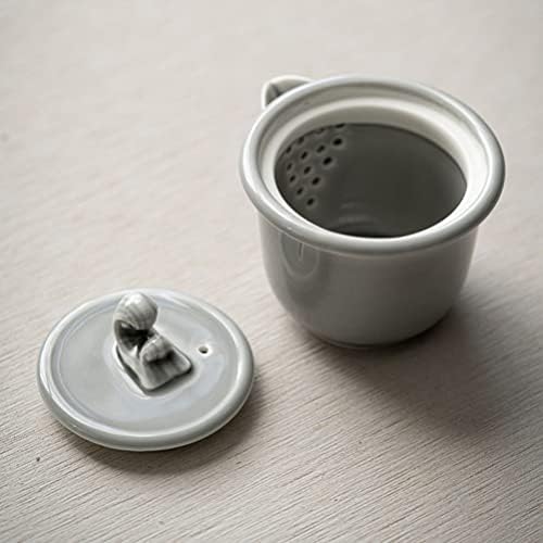 דוד מים קומקום קרמיקה קטנה יצרנית תה: רטרו יפני חרסינה סיר תה קרמיקה תה קומקום סין קומקום לתה עלה רופף תה אחר