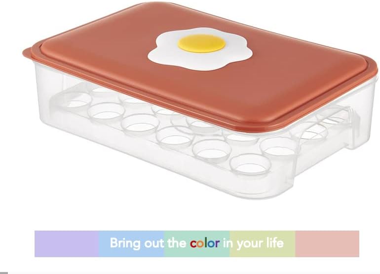 מודרני וצבעוני ביצת מגש לאחסון עד 24 שני תריסר ביצים-נהדר כל יום מטבח פריט-חנוכת בית מתנה-ייחודי