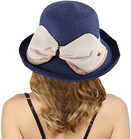 נשים חוף קש שמש כובע קיץ שמש כובעי נשים רחב בונגרייס קש חוף כובע ילדה קטנה מתקפל בייסבול