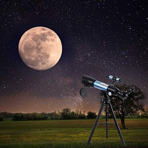 טלסקופ ימזדה לילדים מבוגרים למתחילים 50 ממ אסטרונומיה רפרקטור עם חצובה, אידיאלי יום הולדת חלל מתנה-כדי