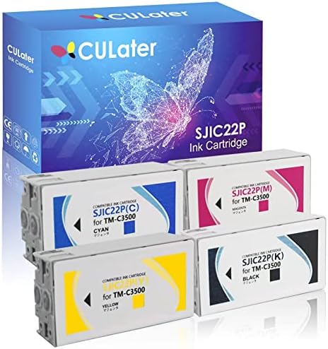 Culater SJIC22p מחסנית דיו מיוצר מחדש להחלפת C33S020577 C33S020581 C33S020582 C33S020583 ערכת תיבת תחזוקה של