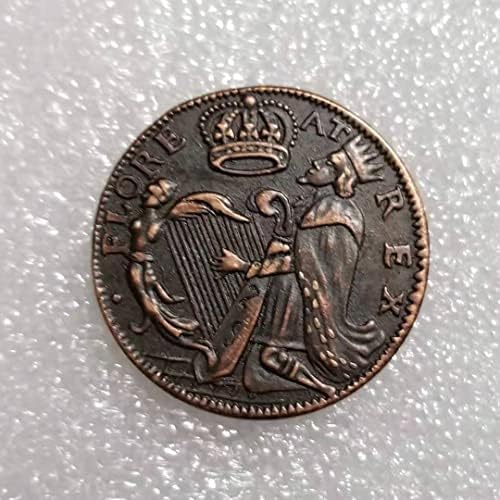 מלאכות עתיקות מטבע ברונזה אירי 1485