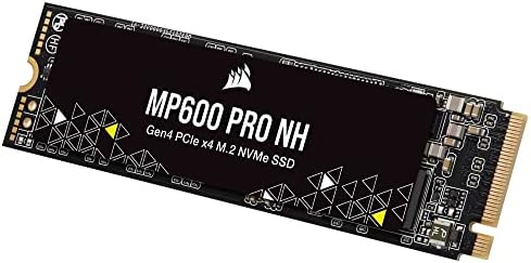 Corsair MP600 Pro NH 500GB PCIE GEN4 X4 NVME M.2 SSD - צפיפות גבוהה TLC NAND - M.2 2280 - תואם DirectStorage -