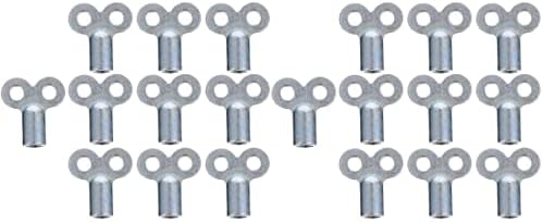 20 יחידות מתכת רדיאטור רדיאטור מפתחות עבור דימום רדיאטור לדמם מפתח רדיאטור מפתחות עבור דימום ישן בית רדיאטור