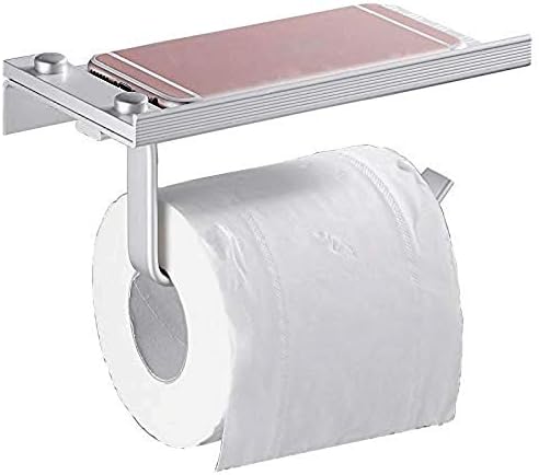SCDZS מגבת נייר מגבות נייר מגבות מחזיק קיר רכוב למטבח, קולב גליל לרקמות אמבטיה עם מדף אחסון