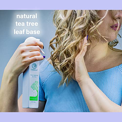עץ התה Xiaomoxuan שמפו לחות ומרכך מרכך - טיפול מזין לשיער מתולתל - נטול גופרת, נטול פרבן, טבעוני