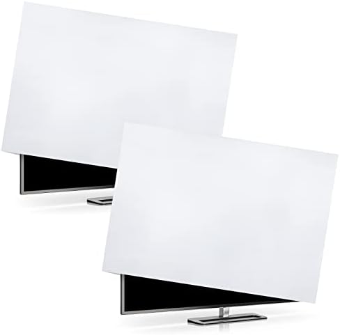 2 PCS טלוויזיה כיסוי לטלוויזיה בקצף מסך שטוח כיסוי טלוויזיה אטום למים והגנה על טלוויזיה אטומה למזג