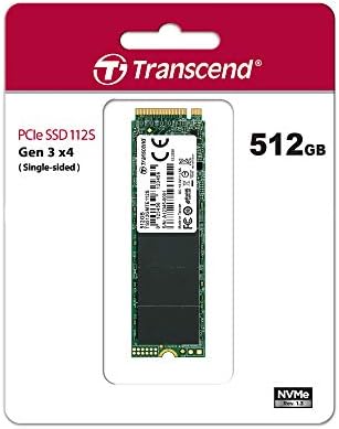 Transcend 512GB NVME PCIE GEN3 X4 MTE112S M.2 SSD מצב מוצק כונן TS512GMTE112S