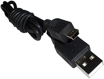 HQRP USB ל- MINI כבל USB/כבל טעינה USB עבור אוזניות אלחוטיות PDP Afterglow Prismatic; PDP Afterglow אוזניות