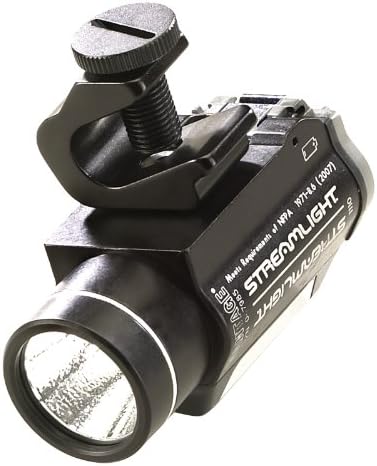 Streamlight 69189 Vantage LED קסדת פנס רכוב פנס, שחור ו- 90540 Survivor 175 Lumen LED זווית ימנית פנס, דגם