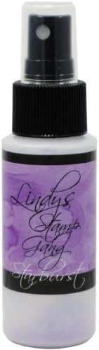 צבע ספריית Starbbrst של לינדי של לינדי, בקבוק 2 אונקיות, סגול לילך צרפתי