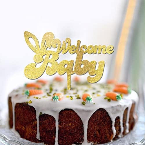הריון הכרזה עוגת טופר גליטר זהב בברכה תינוק עוגת טופר חדש תינוק הריון הכרזה קישוטי מותאם אישית תינוק