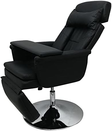 LGXENZHUO לחץ אוויר שחור מיטת פנים מיטת פנים ספא שולחן כיסא סלון 360 מעלות סיבוב אוויר הרמת עיסוי