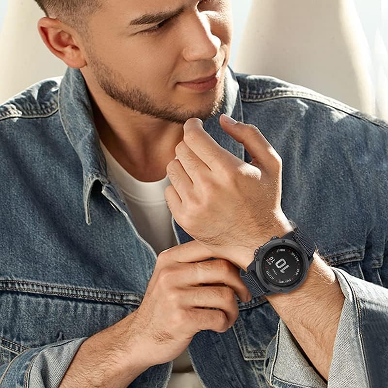 Gxfcuk 26 22 ממ סרוג רצועת שעון סרוגה עבור Garmin Enduro fenix 7 7x 6 6x pro 5x 5 3HR MK1 935 945 S60 Smart Watch