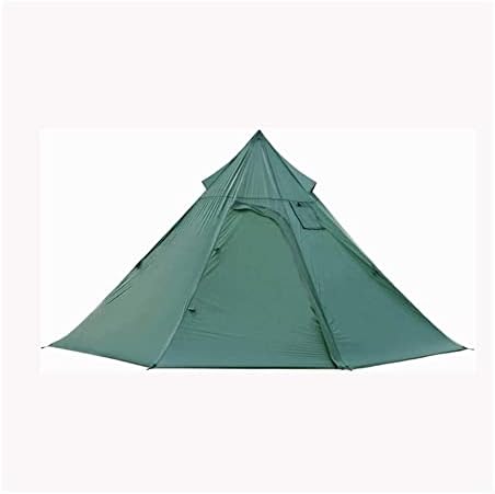אוהל הייבינג אוהל חיצוני קמפינג חדר שינה אחד וסלון אחד בשכבה כפולה יתוש קיץ וחום חורפי עם ארובה פה פירמיד