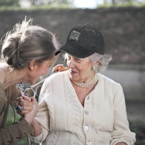 נשים של סבתא כובע מתכוונן במצוקה שטף ישו בייסבול כובע לנשים סבתא סבתא