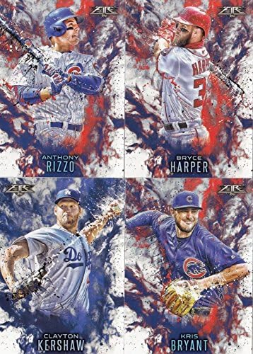 Topps Fire Series 15 תוספת קלפים של כוכבי -על צעירים והטירונים ברייס הרפר, מייק טרוט, קורי סיגר ועוד