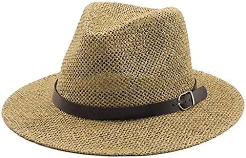 ג ' אז פנמה כובע עם חגורת קיץ שמש כובעי נשים איש סומבררו חוף קש פדורה כובע