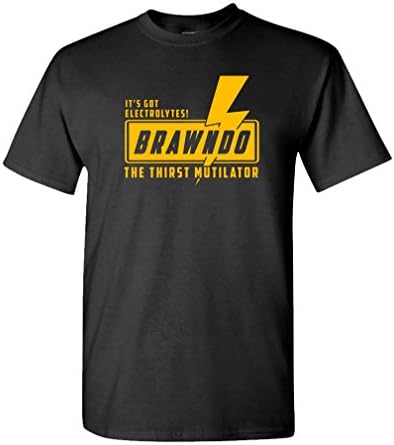 גוואקמולי ברונדו-צמא מוטילטור אלקטרוליטים-חולצת טריקו מכותנה לגברים