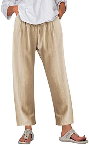 מכנס מכנסי מכנסיים מלאים של רונגקסי בצבע מוצק מכנסי מותניים אלסטי רופף מכנס מכנסיים אלגנטיים רופפים אופנה