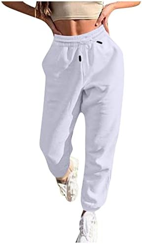 מכנסי טרנינג 'מכנסי סעיף מכנסי סעיף גבוהים מכנסיים משיכת המותניים הגבוה