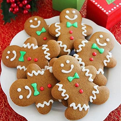 זנגוויל איש חותכי עוגיות, 3 חתיכות חג המולד חותכי עוגיות - נירוסטה חג חותכי עוגיות צורות עבור אפיית מתנה