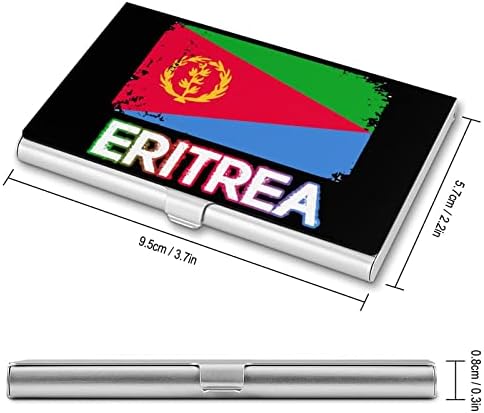 אריתריאה דגל עסקים מזהה כרטיס מחזיק סילם מקרה מקצועי מתכת שם כרטיס ארגונית כיס