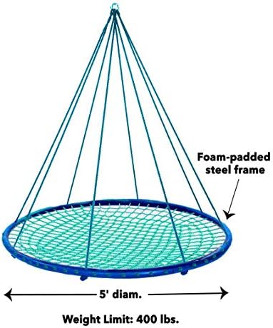 איי שמיים עמיד במים, כרית נדנדה מוגנת UV, קוטר 5ft