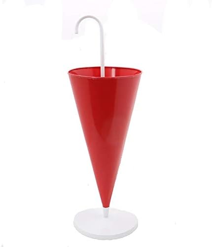 זסוס מטריית מתכת דוכן לדירות משרד בית מטרייה עיצוב עיצוב מטרייה מתלה קל משקל אנטי חלודה קישוט/אדום