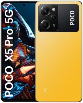 Xiaomi Poco x5 Pro 5G + 4G Volte Global Allocked 256GB + 8GB GSM 6.67 108 MP מצלמה משולשת +
