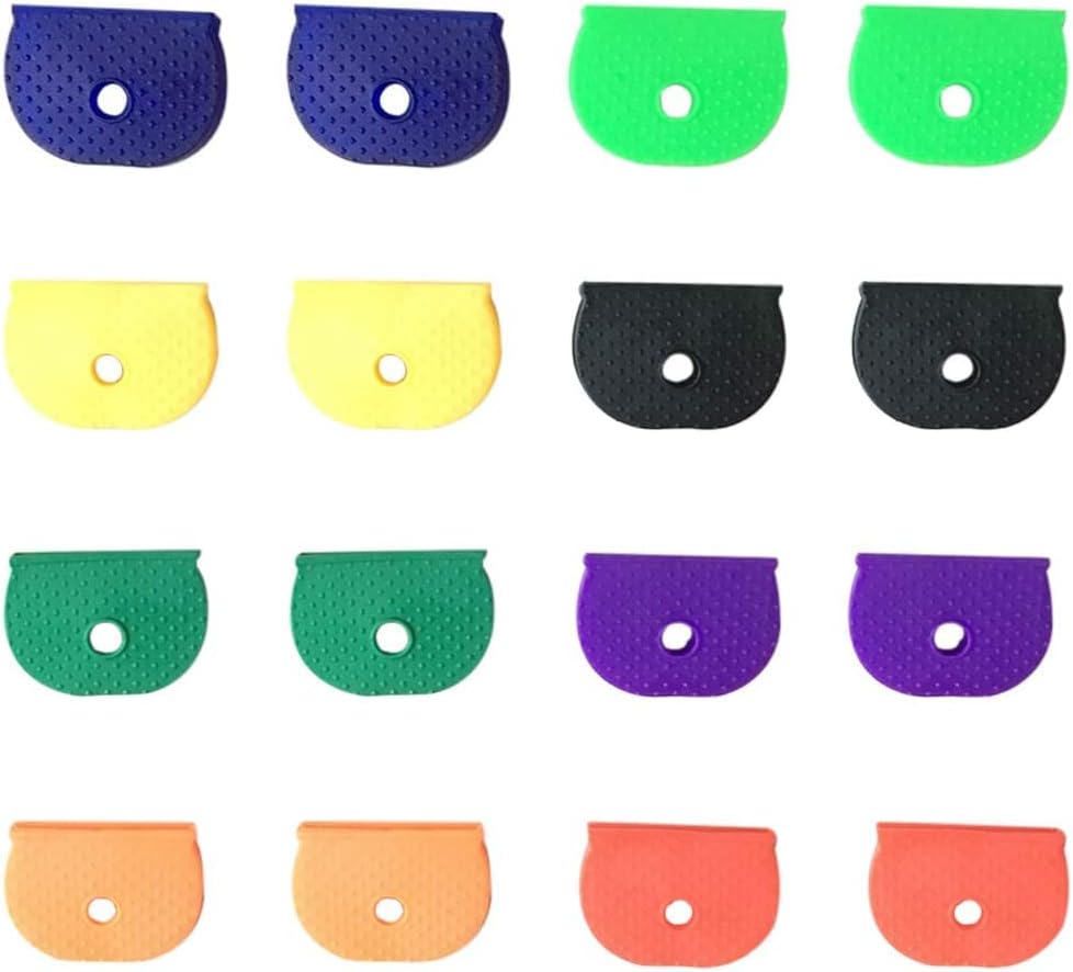 24 יחידות אוניברסלי חצי עגול מפתח כובעי מוצק מפתח ראש כיסוי מעטפת יוניסקס מתנה אקראי צבע אטרקטיבי
