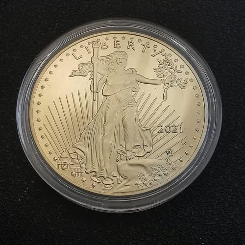 2021 פסל אמריקאי של ליברטי איגל אוקיינוס ​​מטבע זהב מטבע זיכרון מטבעות מטבעות ארהב אוסף קישוט ביתי