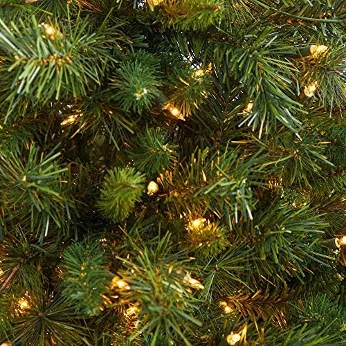 כמעט טבעי 4.5ft. עץ חג המולד מלאכותי של אורן מעורבב עם 250 אורות ברורים ו 462 ענפים הניתנים לכפיפה
