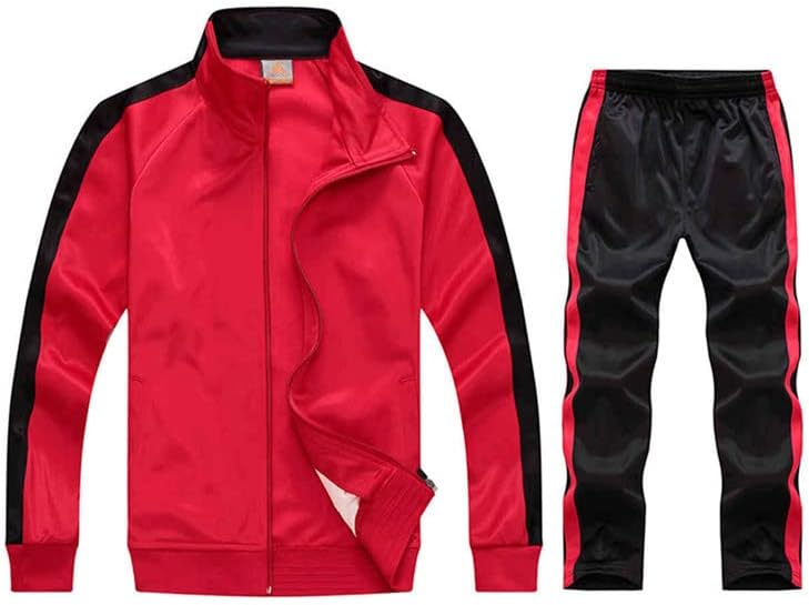 שני חלקים לגברים של Kissqiqi 2 חתיכות ריצה ריצה תלבושות מזדמנים אתלטיות חליפות ספורט ברדס+מכנסי