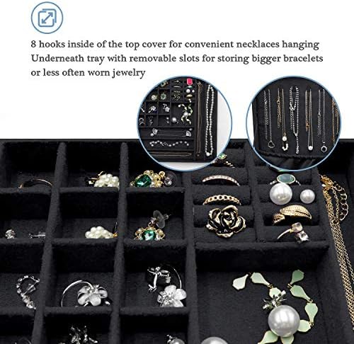 פרוקאז מארגן תכשיטים חבילה עם קופסת תכשיטים