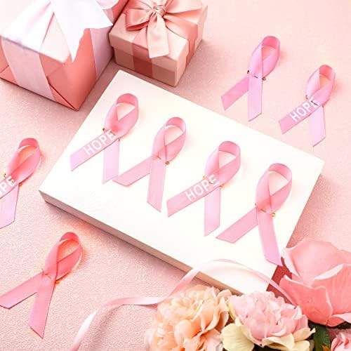 200 חתיכות סיכות סרט ורוד סרטן השד מודעות למודעות סיכות בטיחות בד סאטן בד שד סרטן שד סיכות התרמה סיכות דש