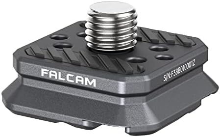 Ulanzi Falcam F22 צלחת שחרור מהירה בסיסית, מתאם הרכבה של מצלמה המרה 1/4 חוט למערכת QR F22, מתאימים לאביזר