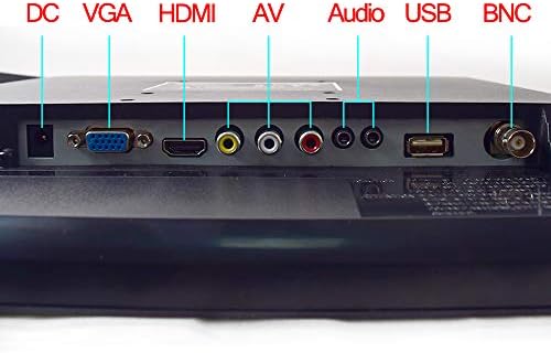 צג אבטחה של טלוויזיה במעגל סגור 19 אינץ 'עם BNC VGA HDMI AV רמקול מובנה 4: 3 HD תצוגת מסך LCD עם נגן