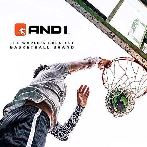 ו- 1 Xcelerate כדורסל גומי: רגולציה רשמית בגודל 7 - בניית ערוץ עמוק כדור רחוב, מיועד למשחקי כדורסל חיצוניים