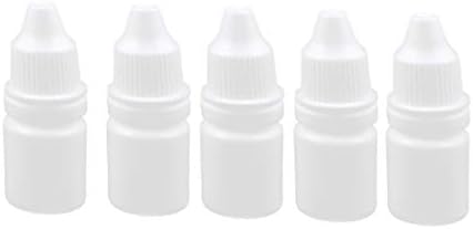 LON0167 חדש 5 יחידות 5 מל טפטפת שמנים אתרים מפלסטיק בקבוק טיפת עיניים נוזל לבן סחיטה (5 Stücke