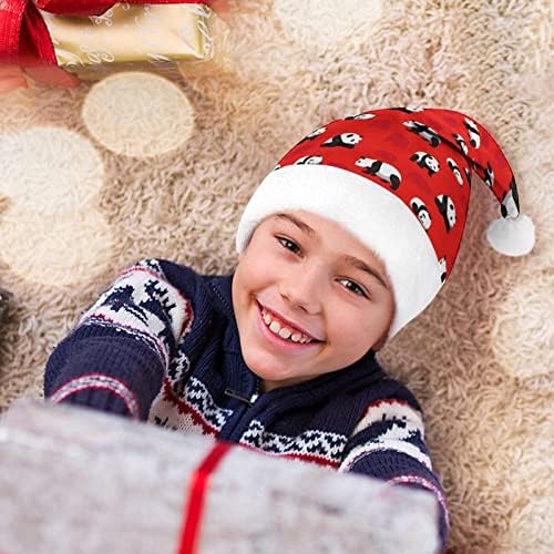 דוב פנדה חג המולד כובע רך קטיפה סנטה כובע מצחיק כפה עבור חג המולד לשנה חדשה חגיגי מפלגה