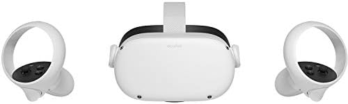 Oculus Newest Quest 2 Gmaing VR אוזניות 128GB סט, לבן-מתקדם של מכסה אוזניות מציאות מדומה מתקדם
