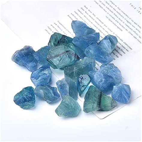 אבן טבעית כחולה ירוק פלואוריט קריסטל קוורץ לא סדיר אבן מקורית מינרל רייקי ריפוי אבן בית אקווריום קישוטי אקווריום