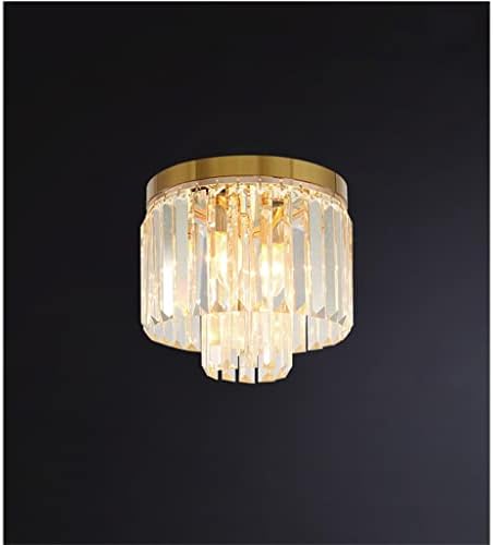 אורות תקרה של צ'וניו מנורת תקרה של גביש LED זהב לסלון חדר שינה מטבח חדר אוכל נורדי אור מסדרון